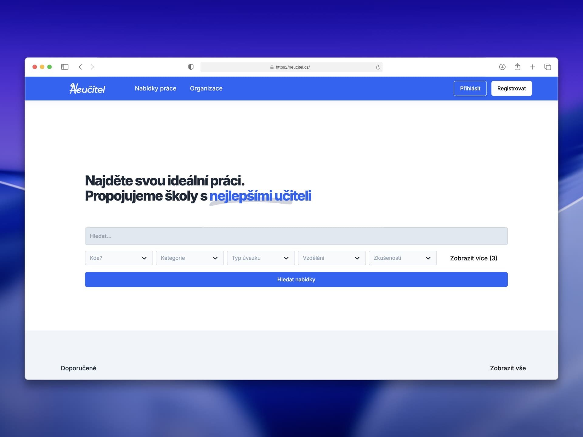 NeUčitel - Práce ve školství